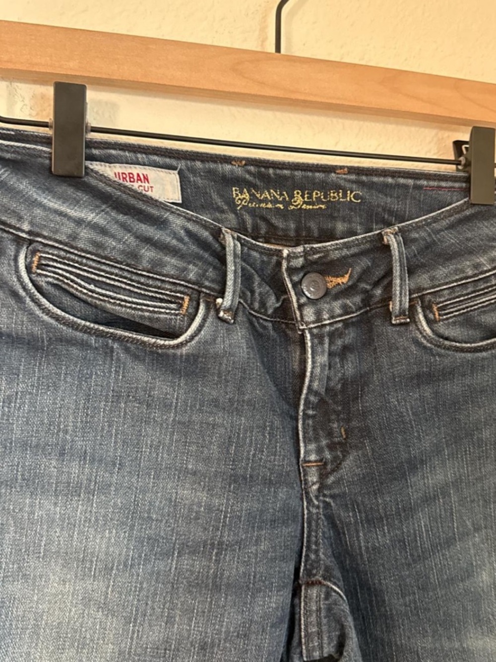 Y2K Banana Republic True Low Rise Urban Bootcut Jeans Downtown Grunge Chic - Picture 5 of 8